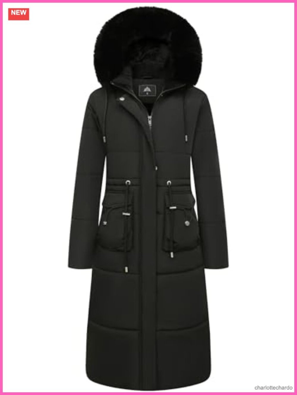 Women's Long Down Puffer Coat Waterproof Winter Maxi Jacket